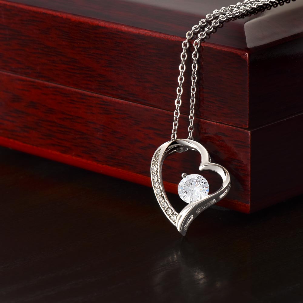 To My Beautiful Daughter l Forever Love Necklace