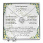 To My Phenomenal Sister | Love Knot Earring & Necklace Set