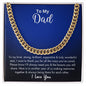 To My Dad | Cuban Link Chain