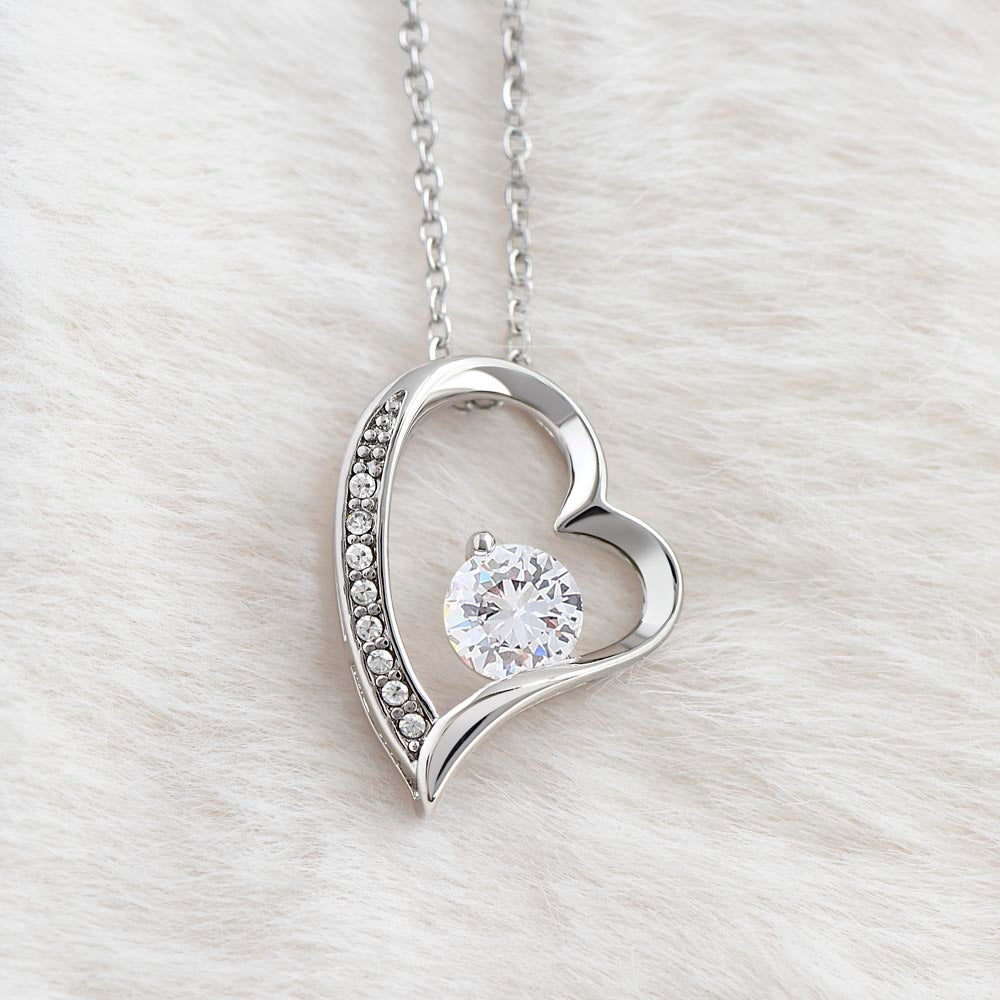 To My Beautiful Daughter l Forever Love Necklace