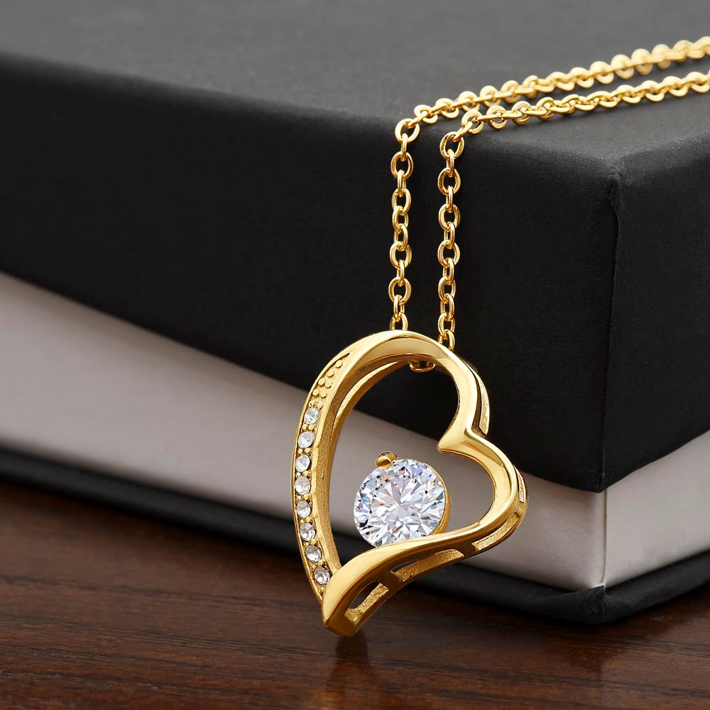 To My Beautiful Daughter l Forever Love Necklace