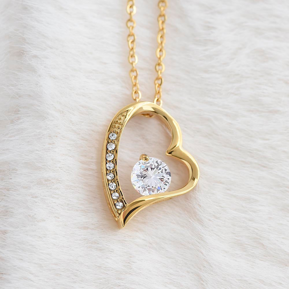To My Beautiful Daughter l Forever Love Necklace