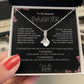 To My Beautiful Daughter l Alluring Beauty Necklace