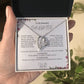 To My Beautiful Daughter l Forever Love Necklace